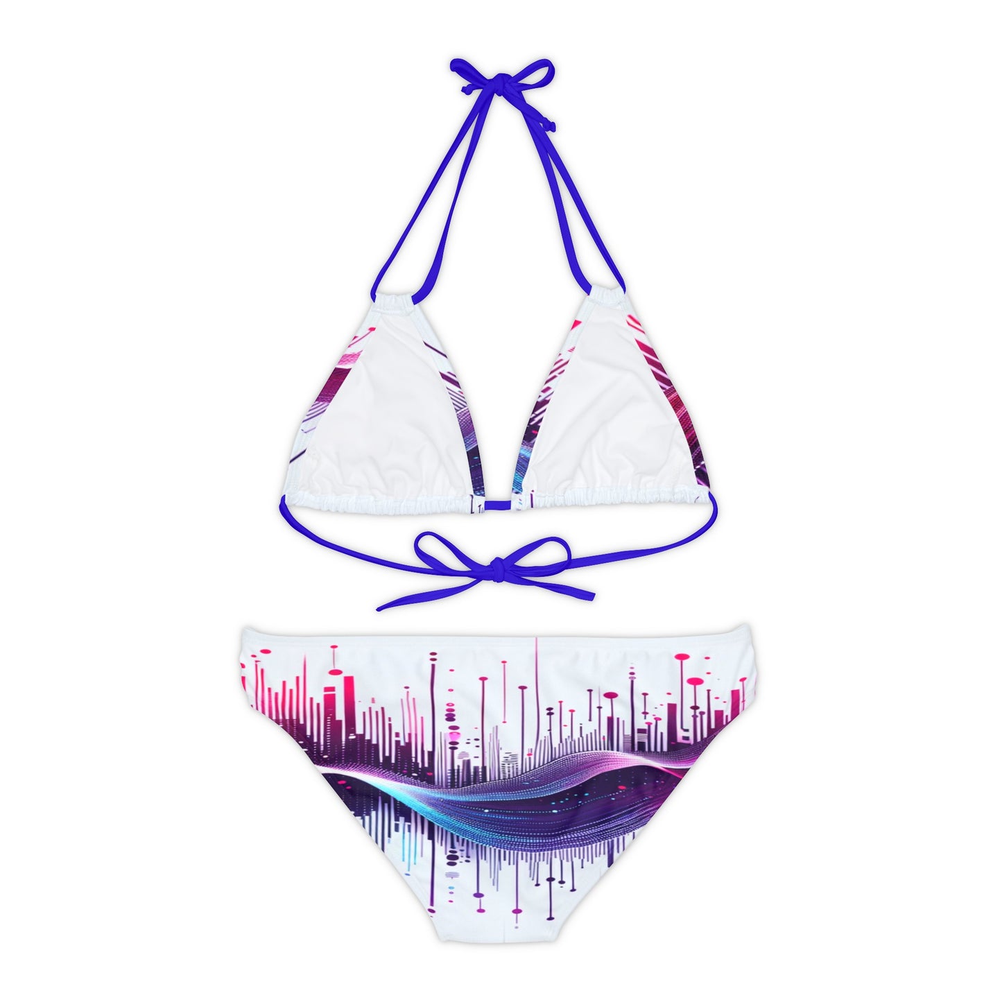 Vidiac Strappy Bikini Set (AOP) Light