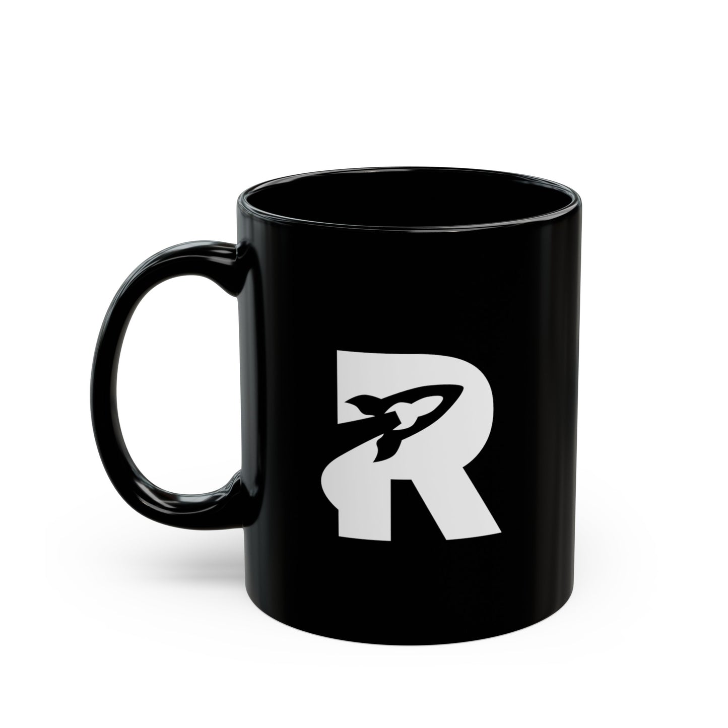 RocketFi Black Mug B (11oz, 15oz)