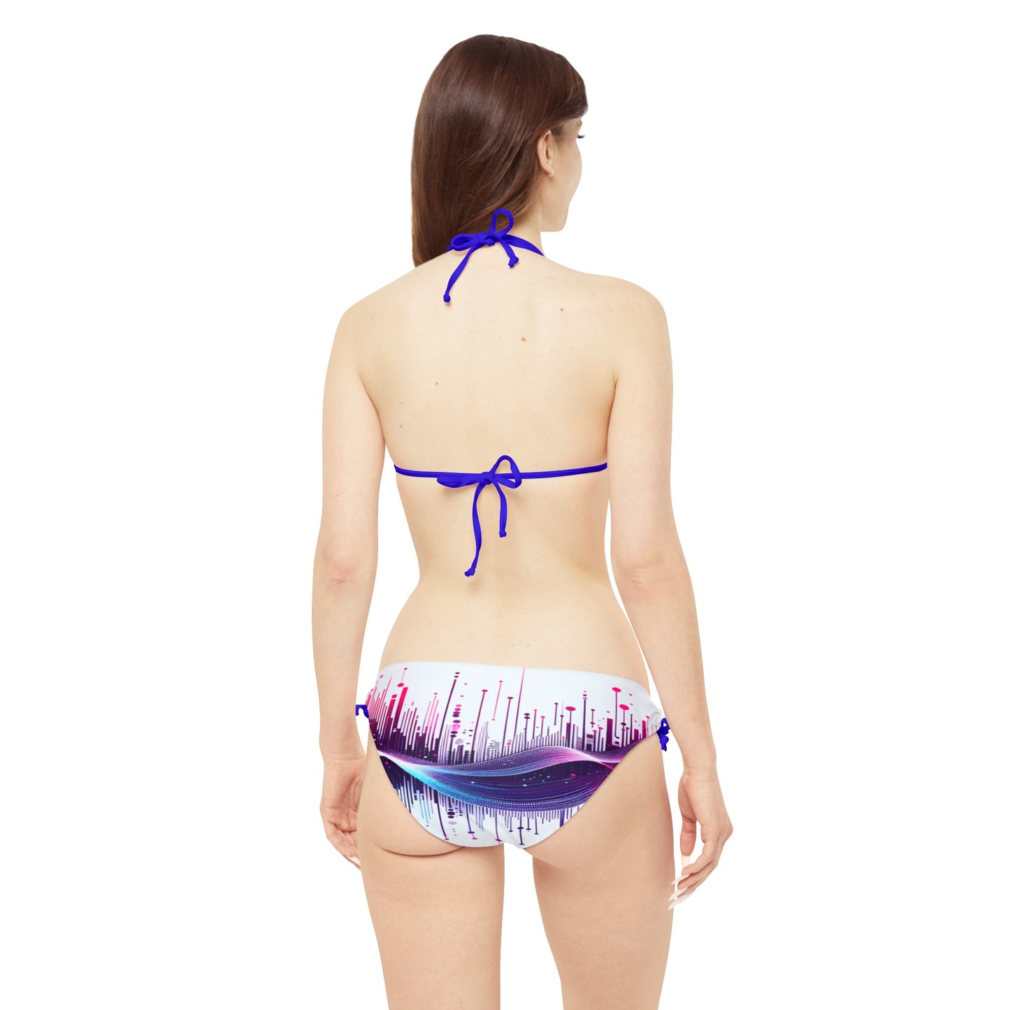 Vidiac Strappy Bikini Set (AOP) Light