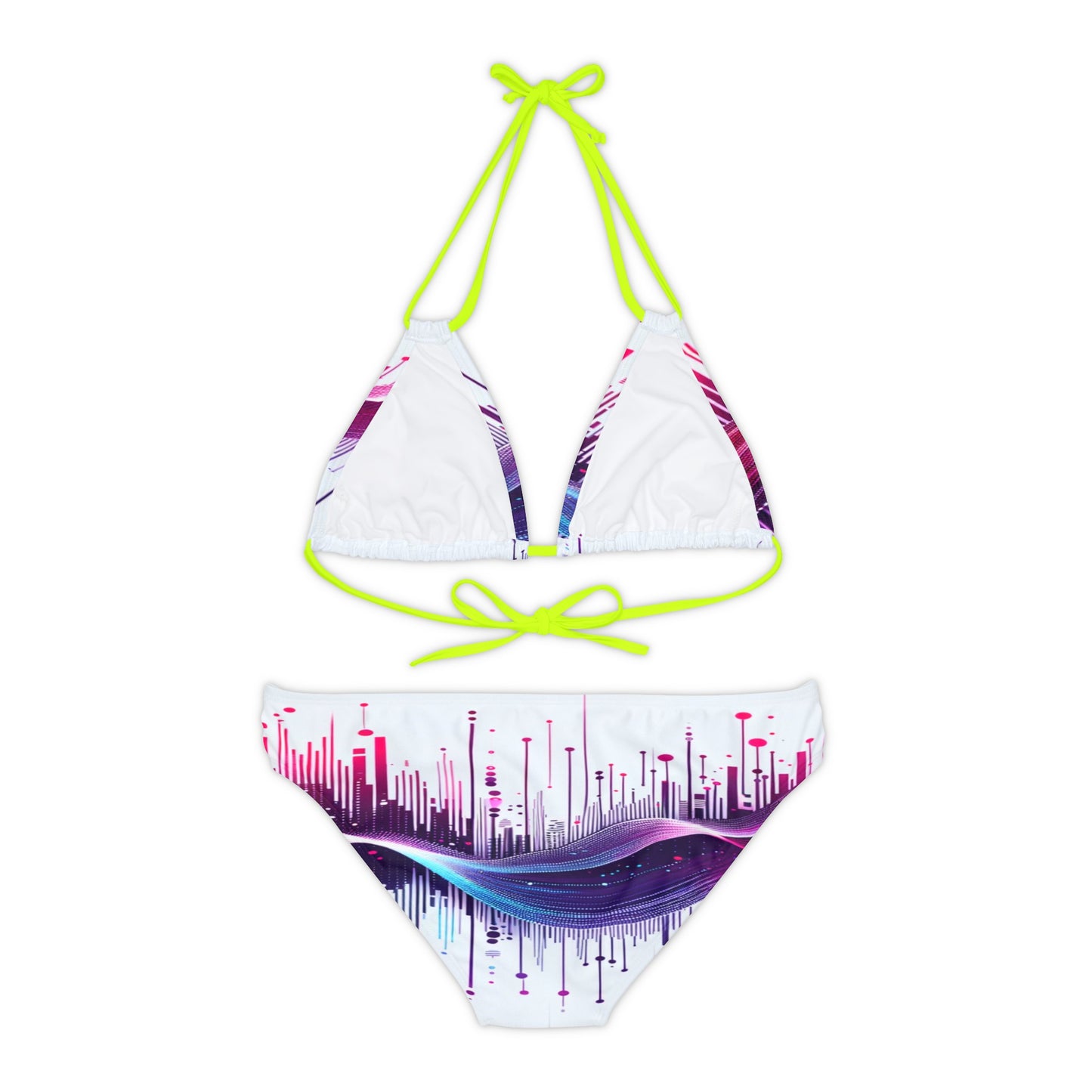 Vidiac Strappy Bikini Set (AOP) Light