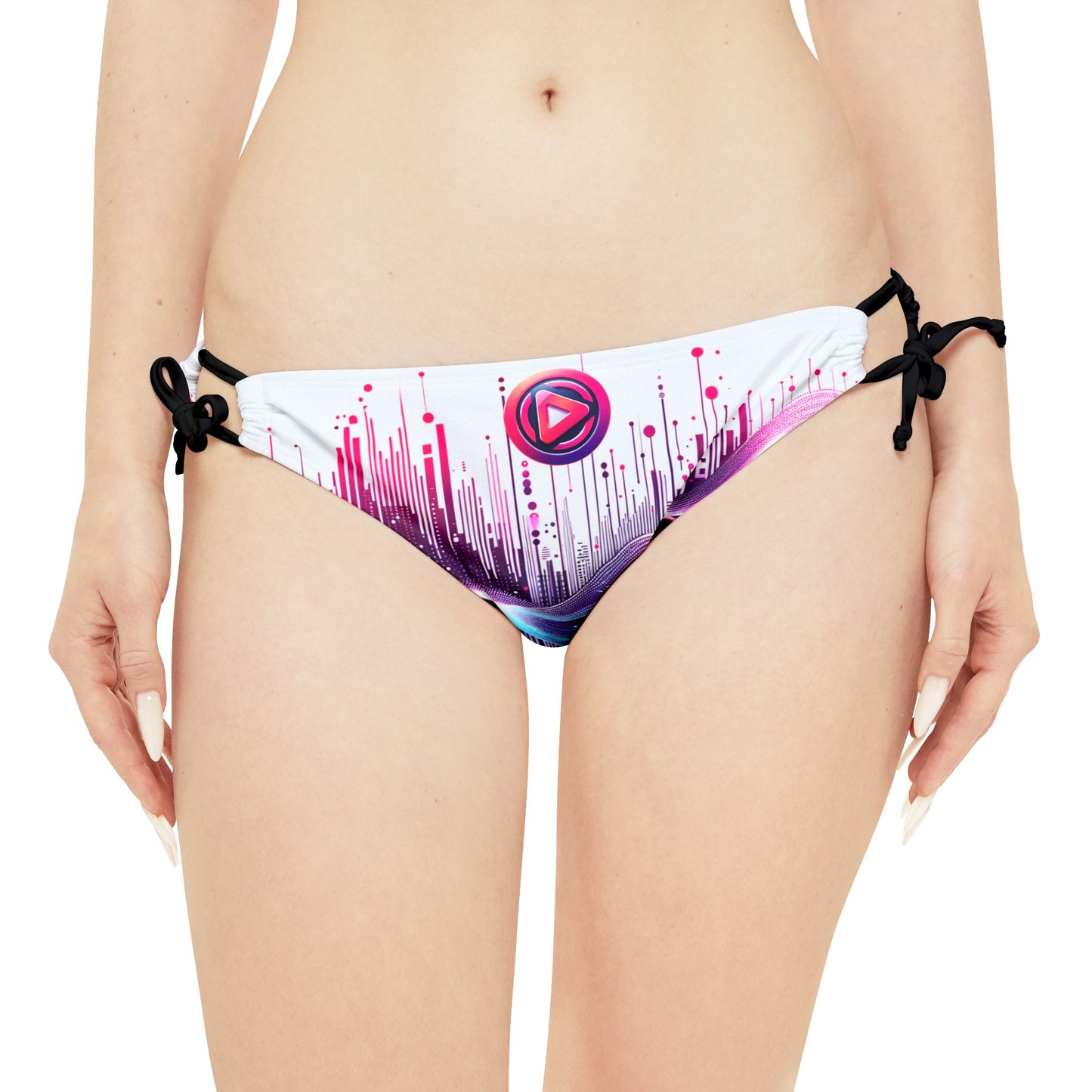 Vidiac Strappy Bikini Set (AOP) Light