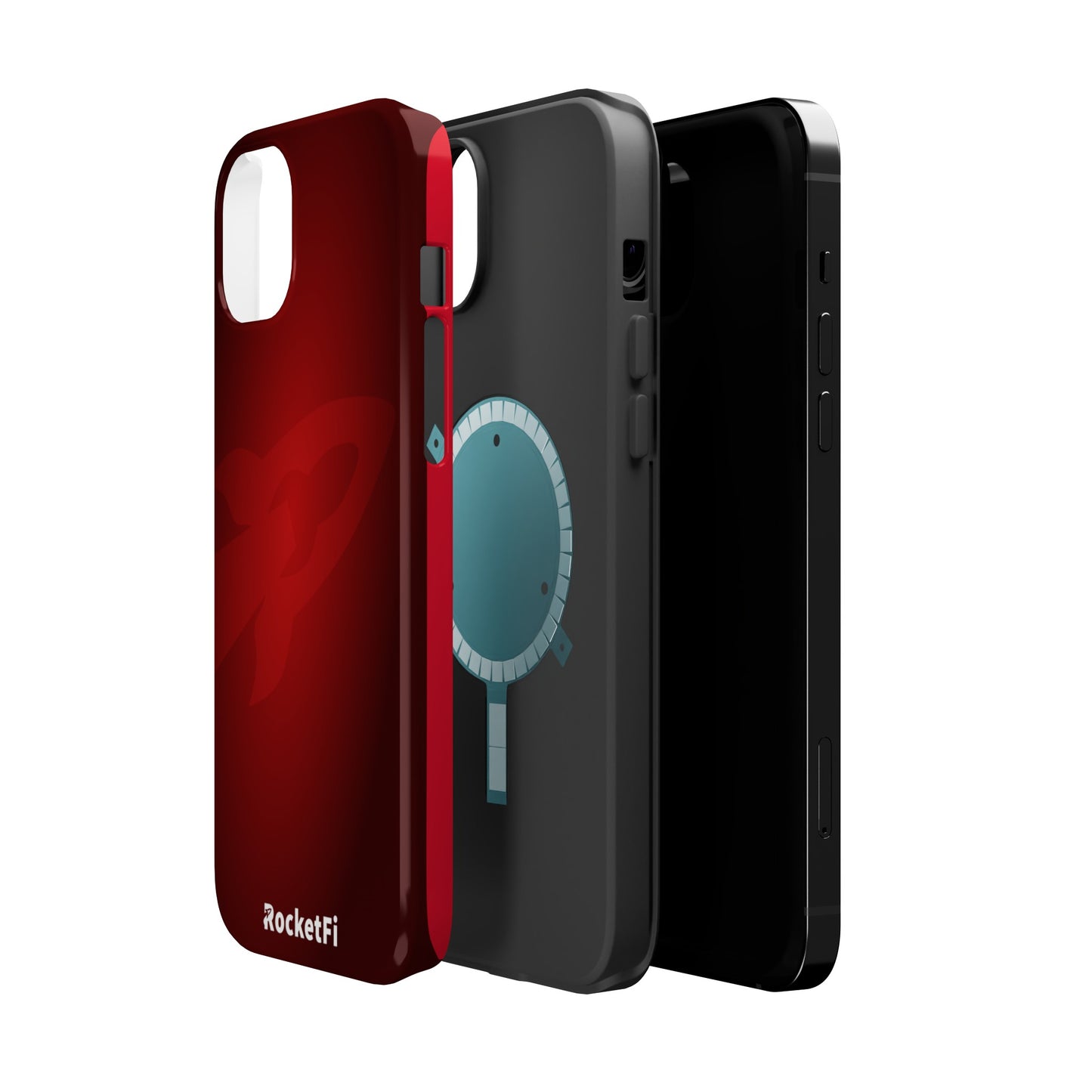 RocketFi MagSafe Tough Case Red