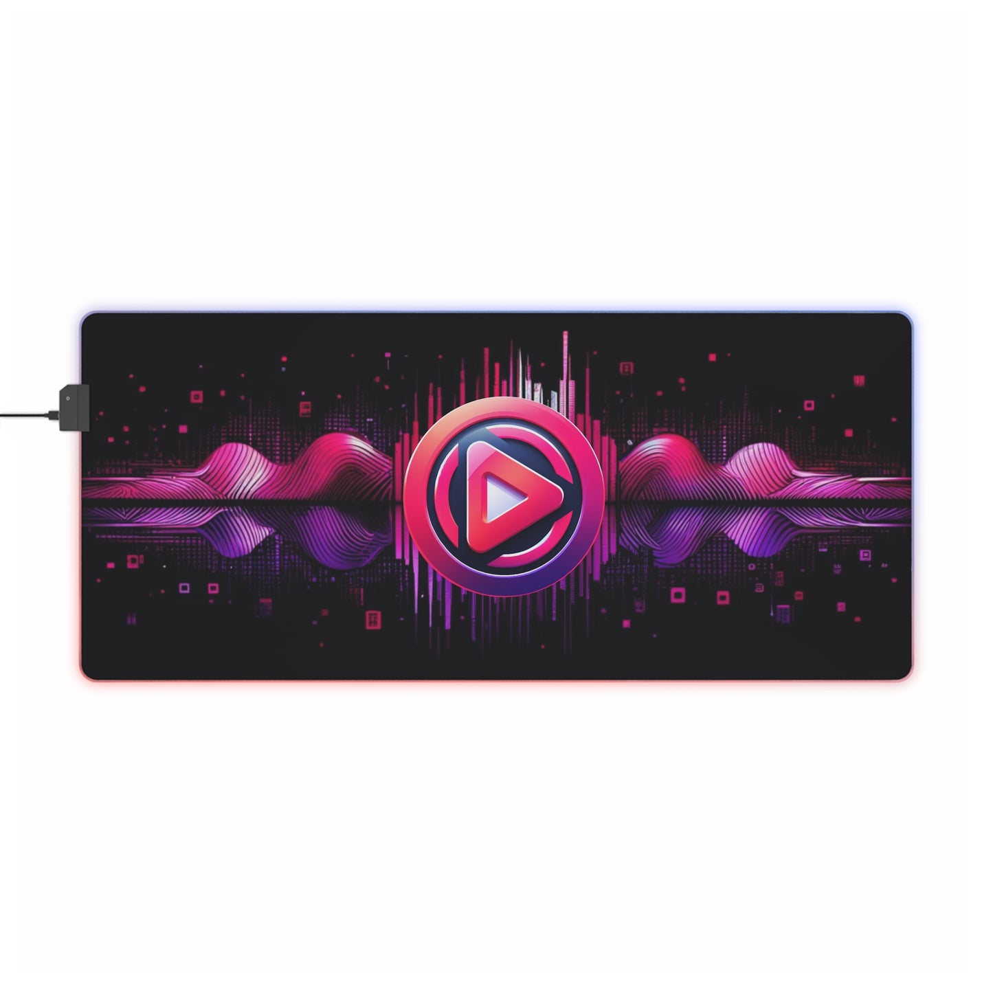 Vidiac LED Gaming Mouse Pad Dark