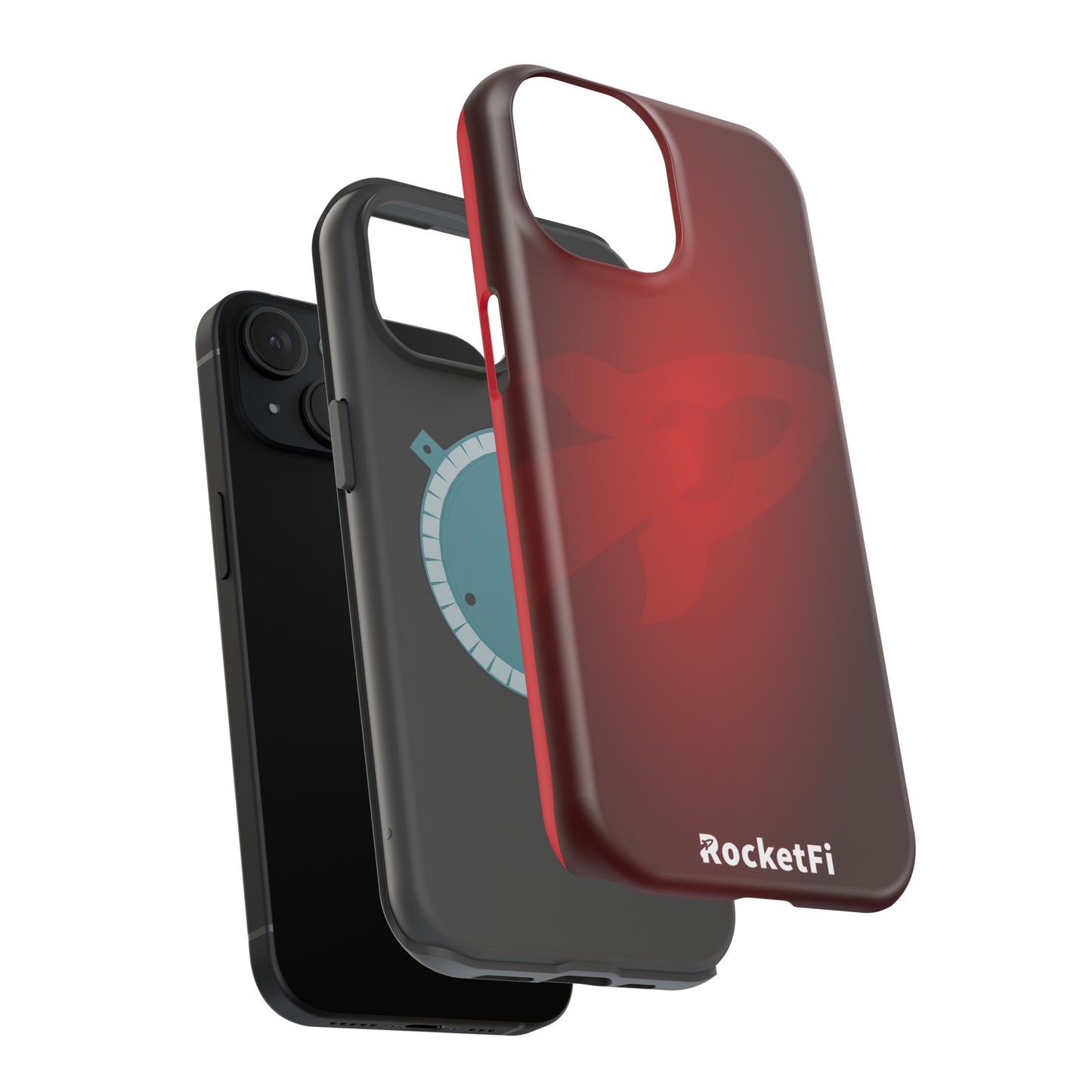 RocketFi MagSafe Tough Case Red