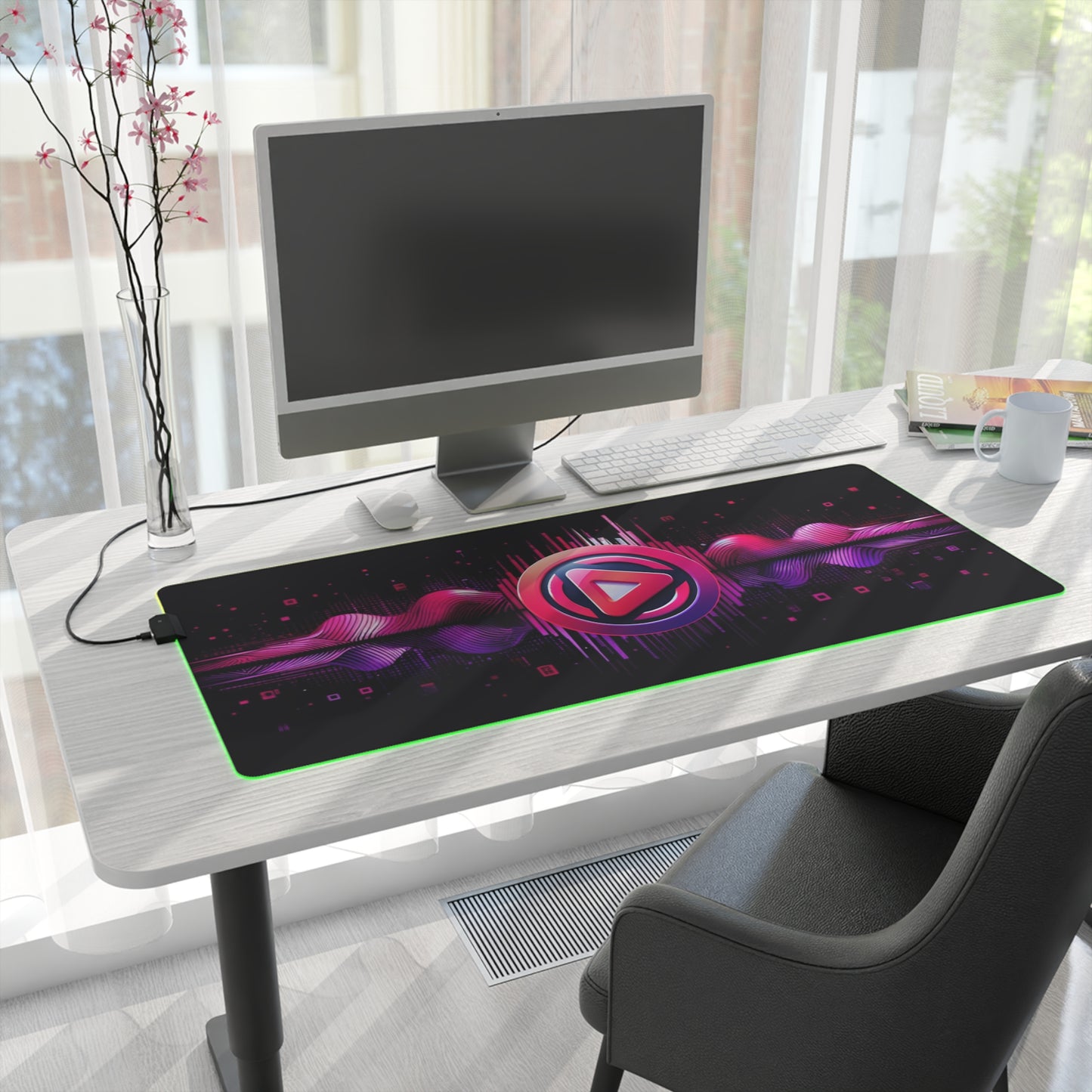 Vidiac LED Gaming Mouse Pad Dark