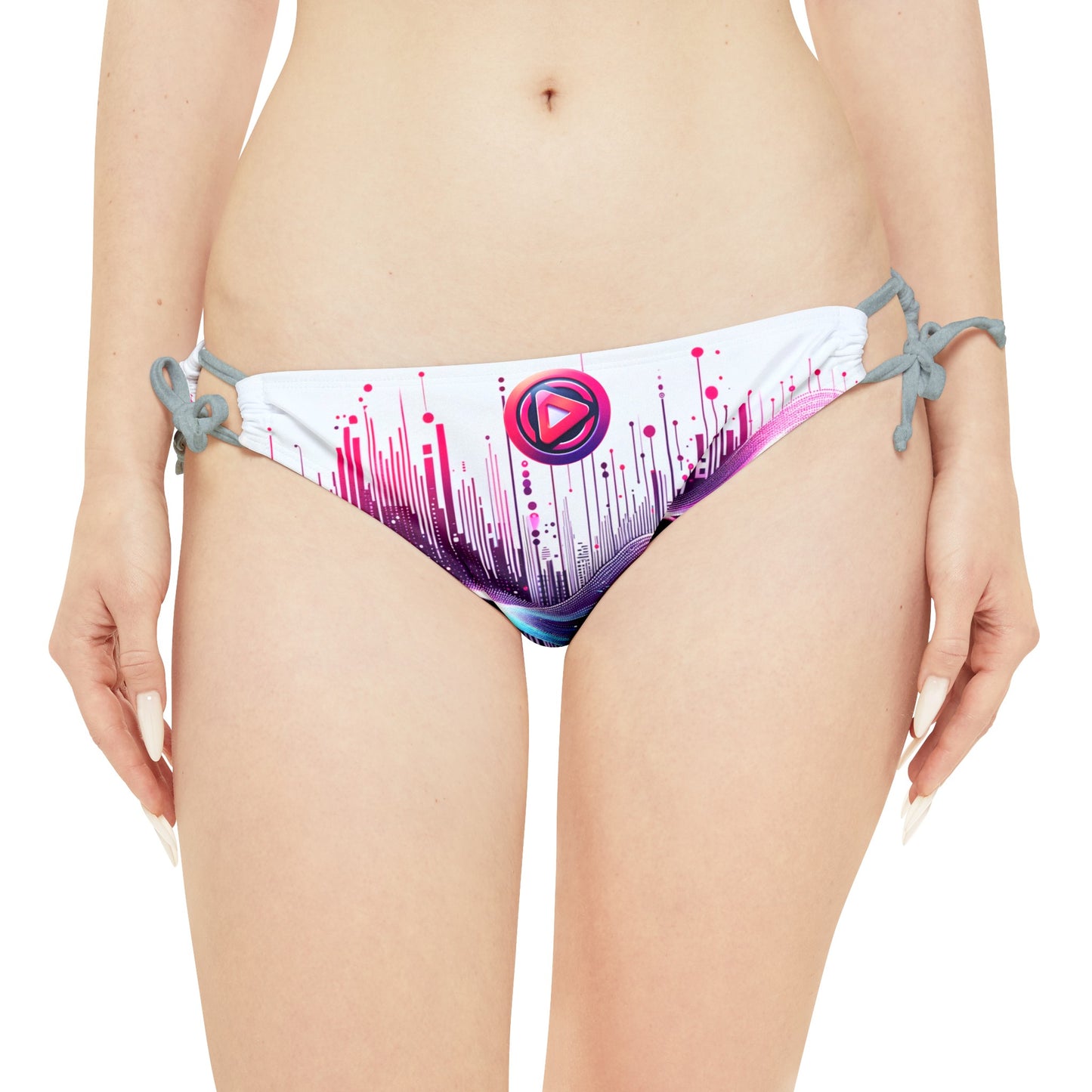 Vidiac Strappy Bikini Set (AOP) Light