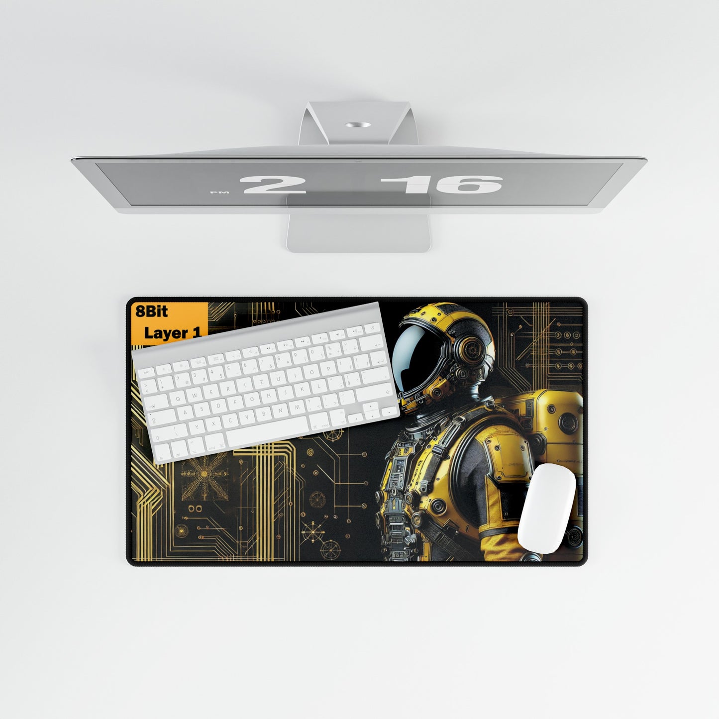 8Bit Chain Desk Mat B