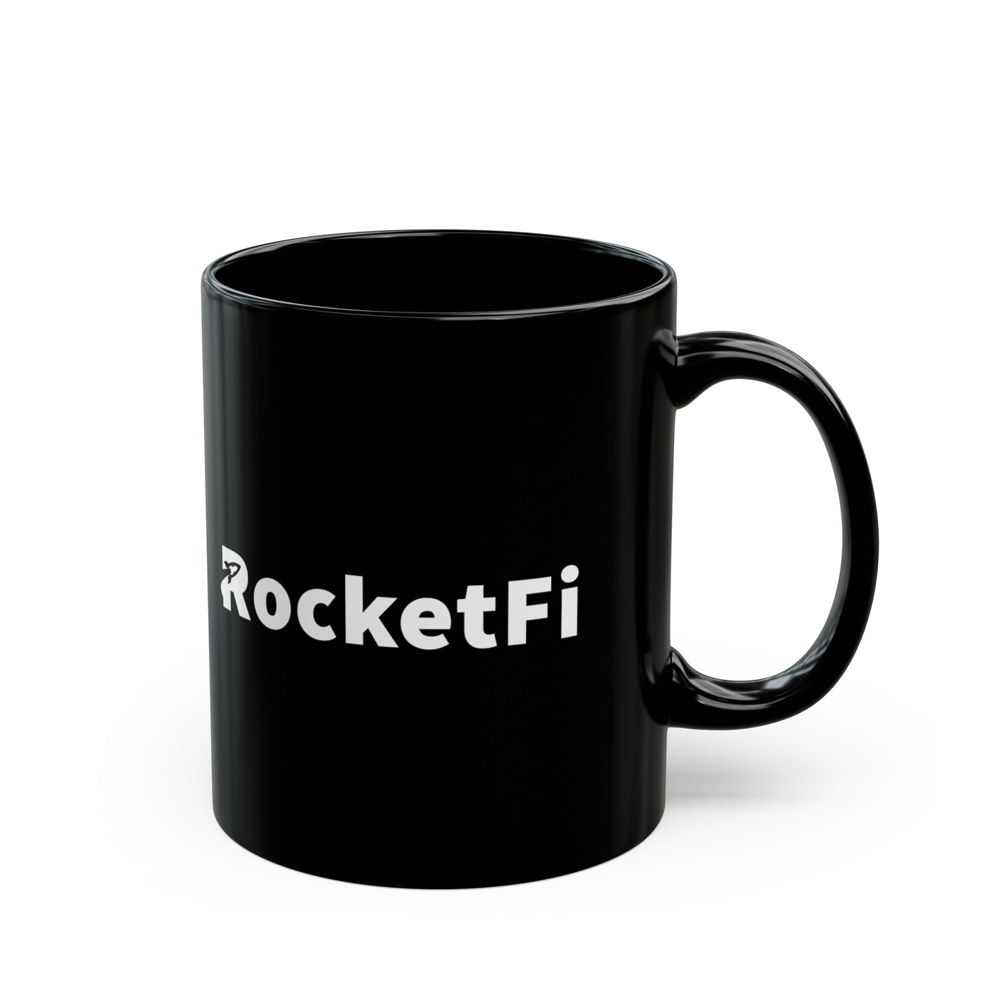 RocketFi Black Mug (11oz, 15oz)