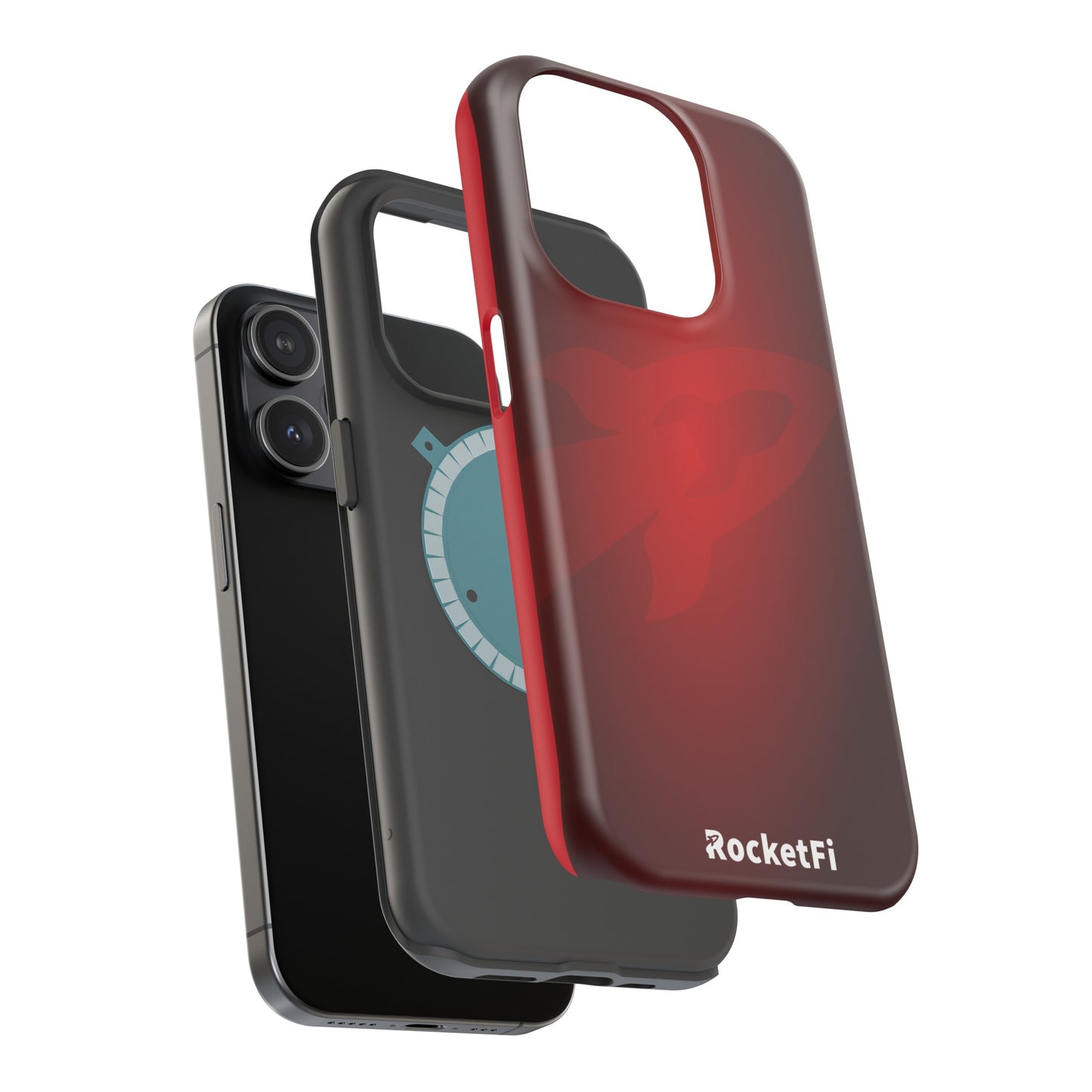 RocketFi MagSafe Tough Case Red