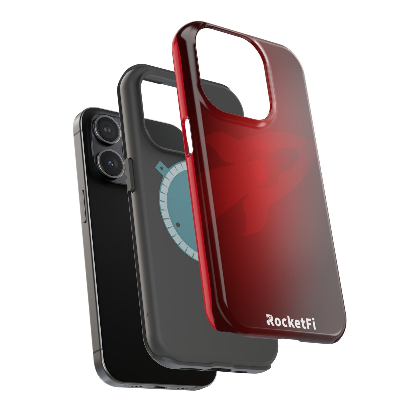 RocketFi MagSafe Tough Case Red