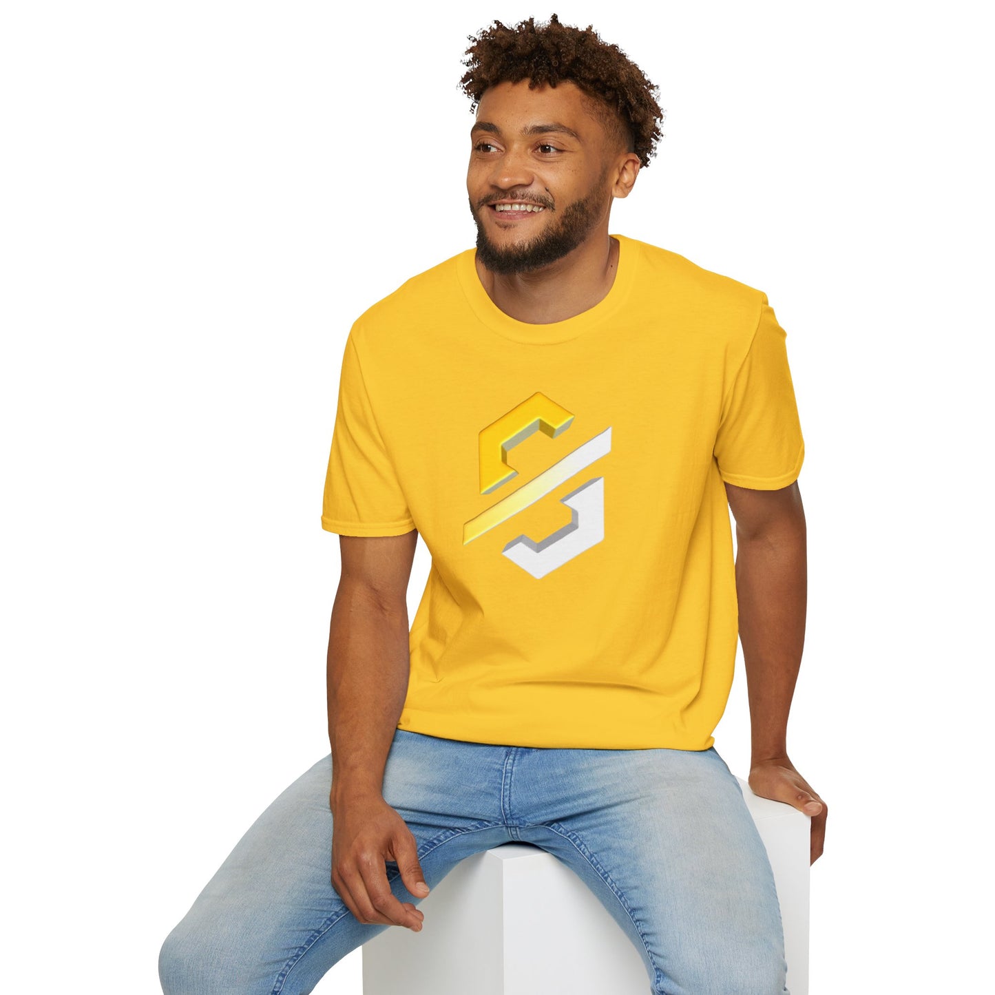 8Bit Chain Unisex Softstyle T-Shirt