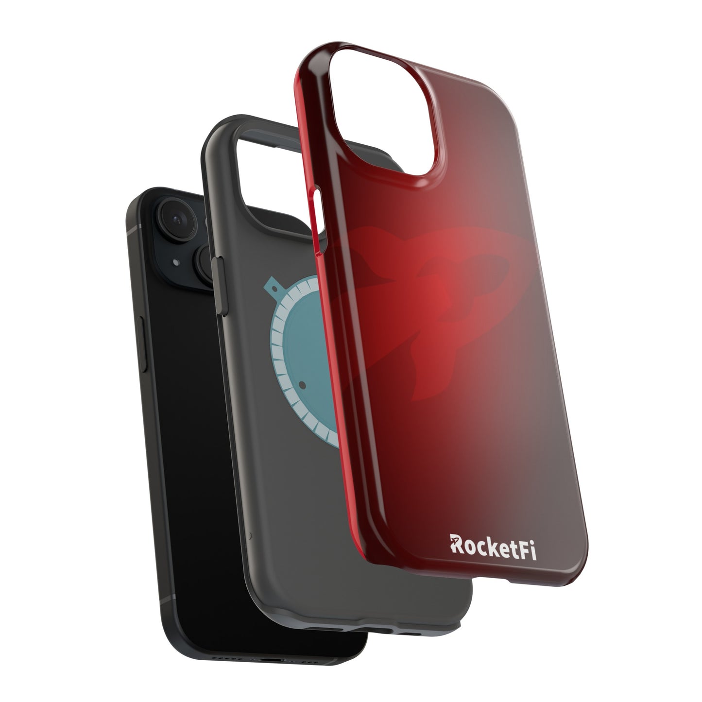 RocketFi MagSafe Tough Case Red