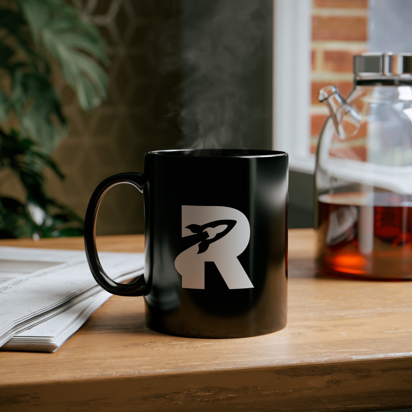 RocketFi Black Mug B (11oz, 15oz)