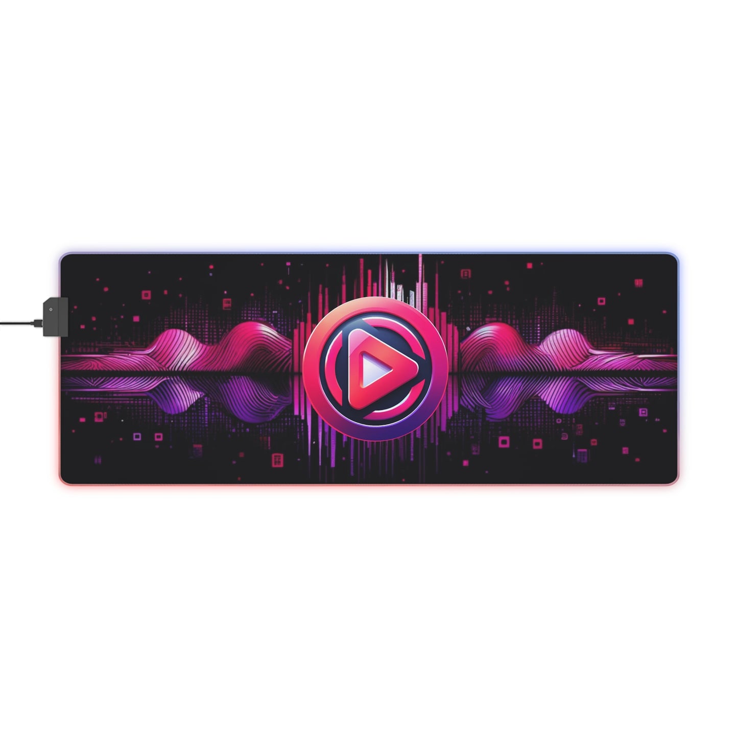Vidiac LED Gaming Mouse Pad Dark