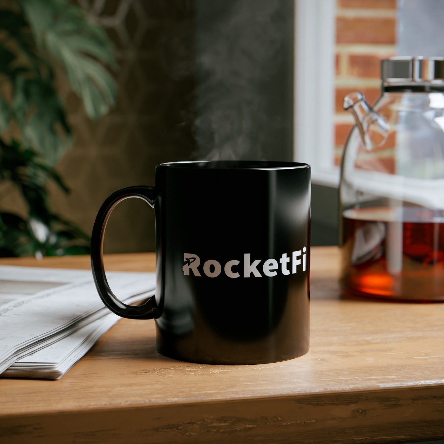 RocketFi Black Mug (11oz, 15oz)