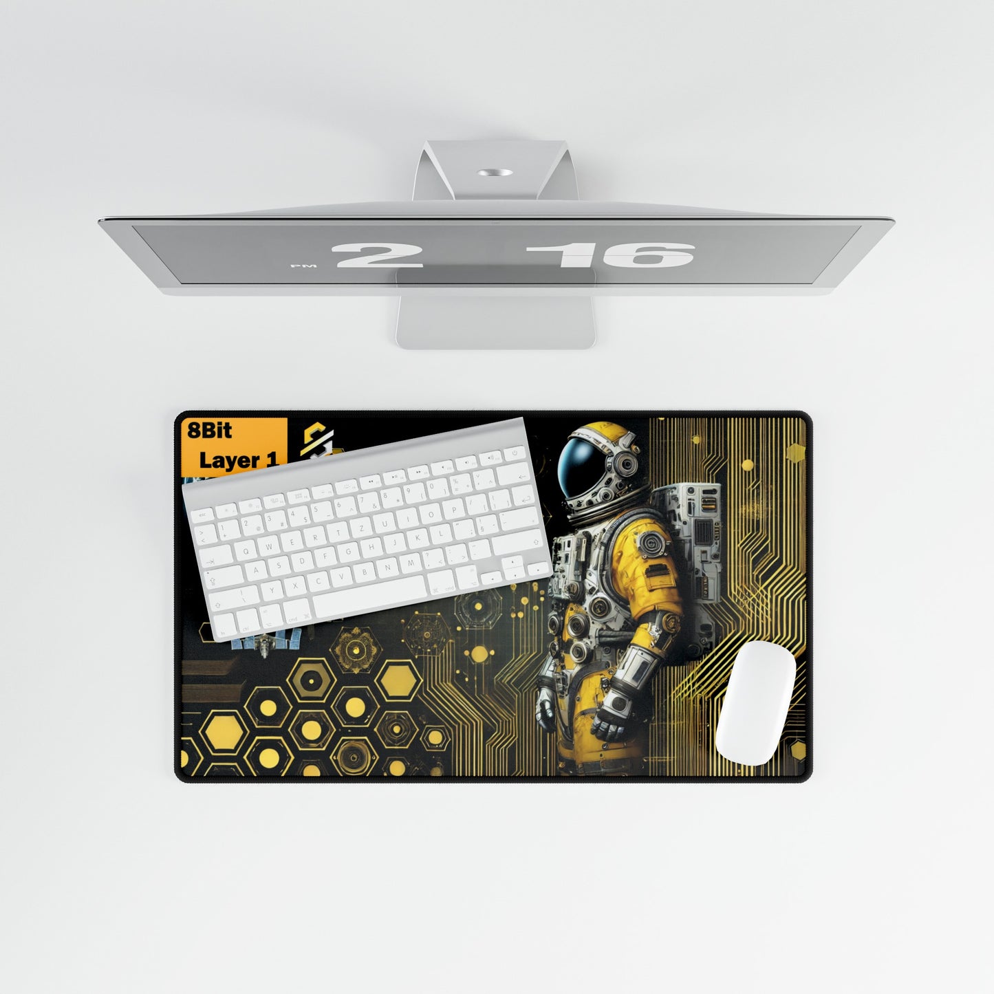 8Bit Chain Desk Mat A