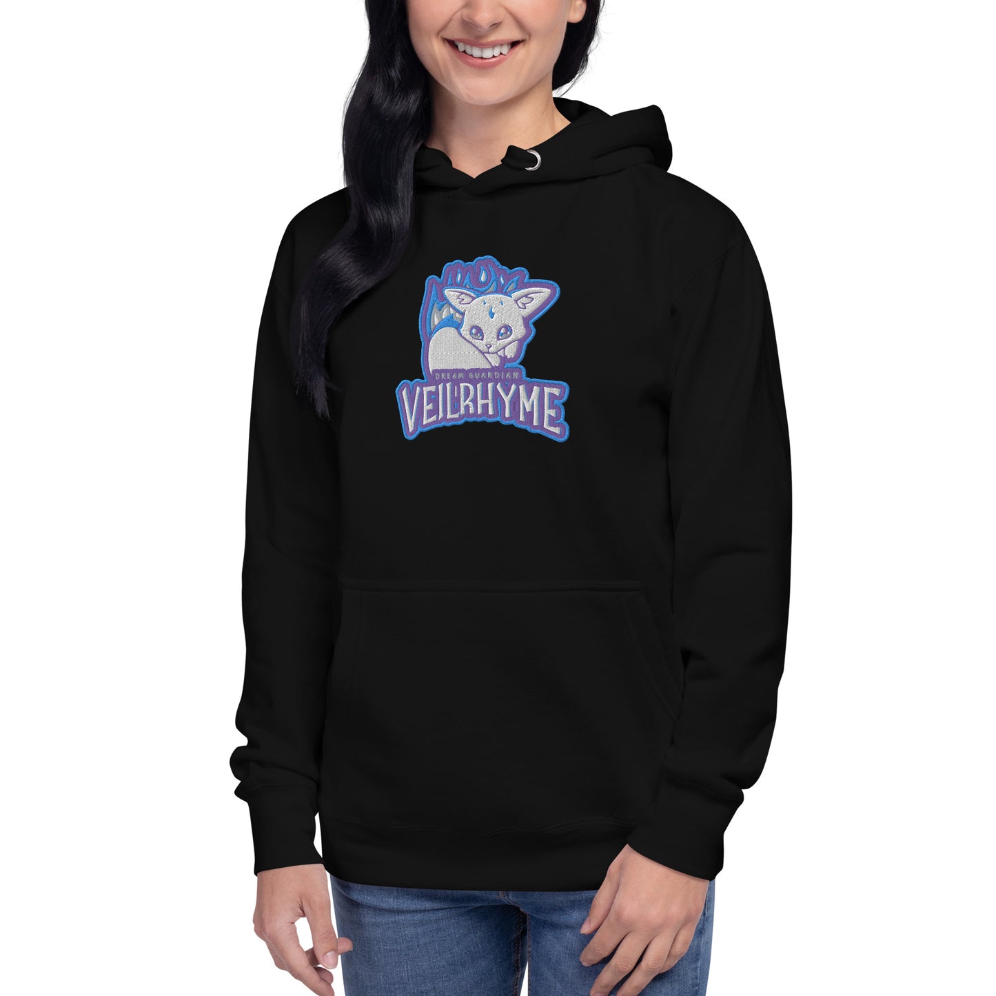 VeilRhyme Unisex Embroidered Hoodie