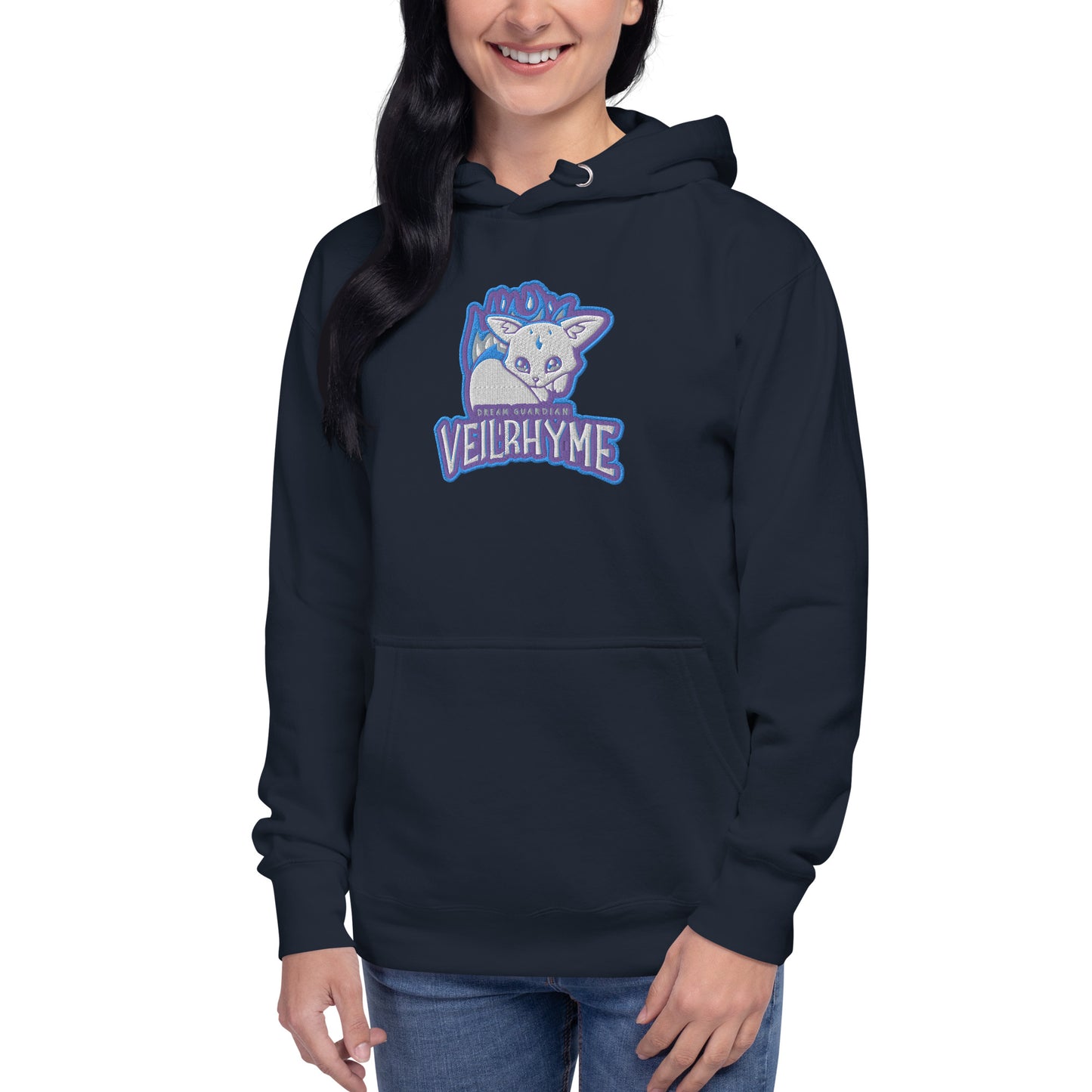 VeilRhyme Unisex Embroidered Hoodie